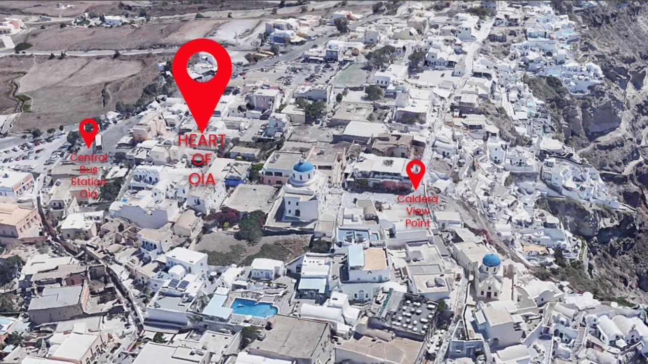 Apartamento Heart Of Oia - Private House With Jacuzzi Exterior foto